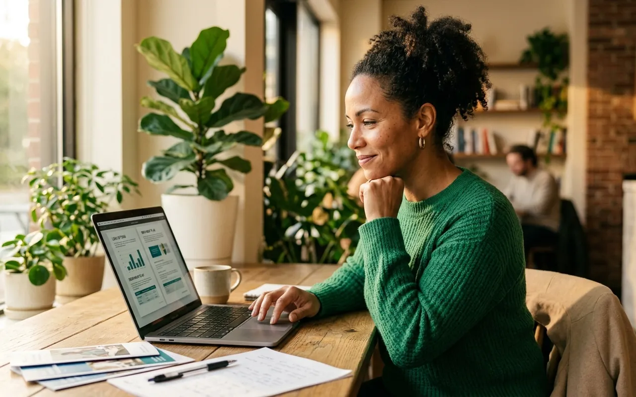 A hopeful applicant reviewing bad credit loan options