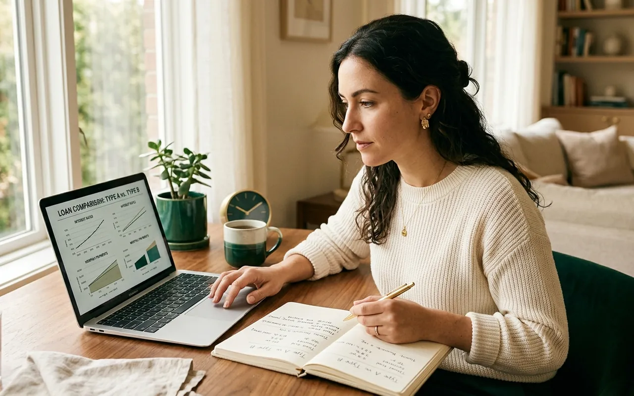 A borrower weighing a secured loan backed by collateral against a no-collateral unsecured loan