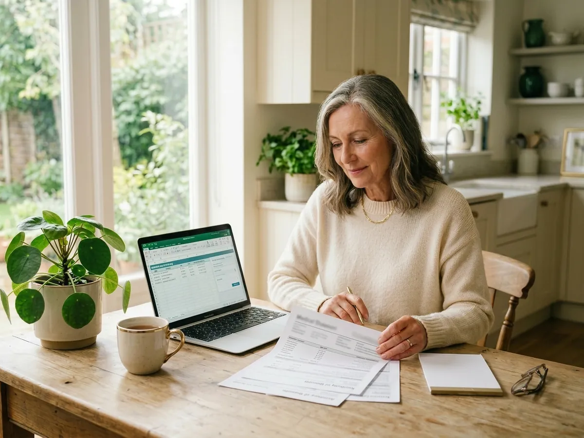 A patient reviewing a medical bill and treatment plan with a clinician before financing the cost with a medical loan
